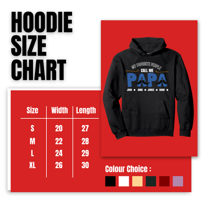 Papa Personalized Hoodie