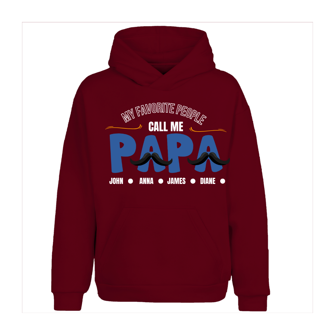 Papa Personalized Hoodie