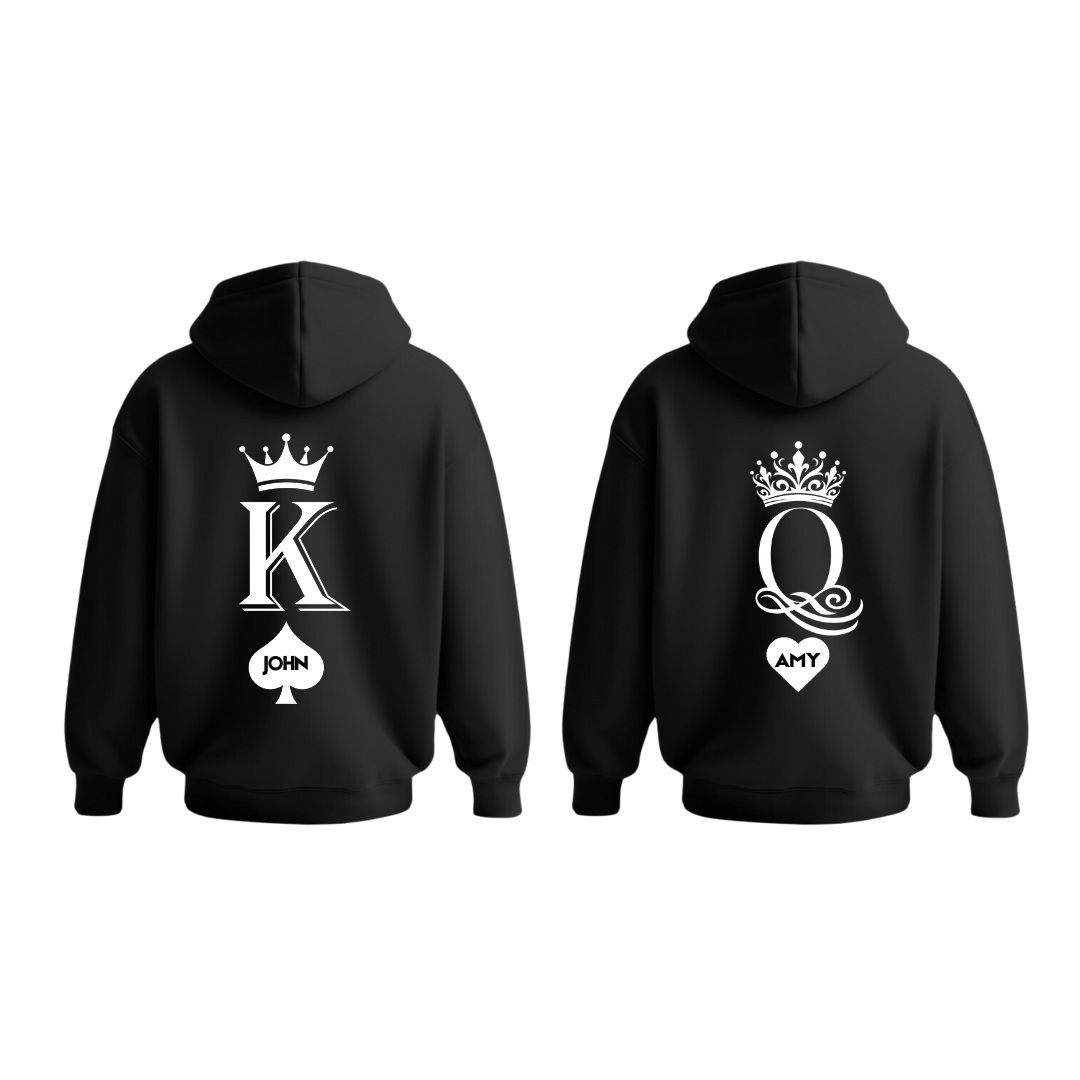 King and Queen Couple Hoodie