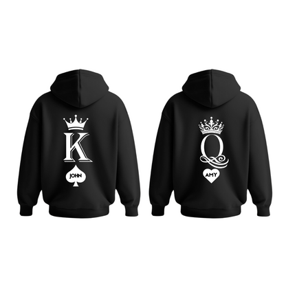 King and Queen Couple Hoodie