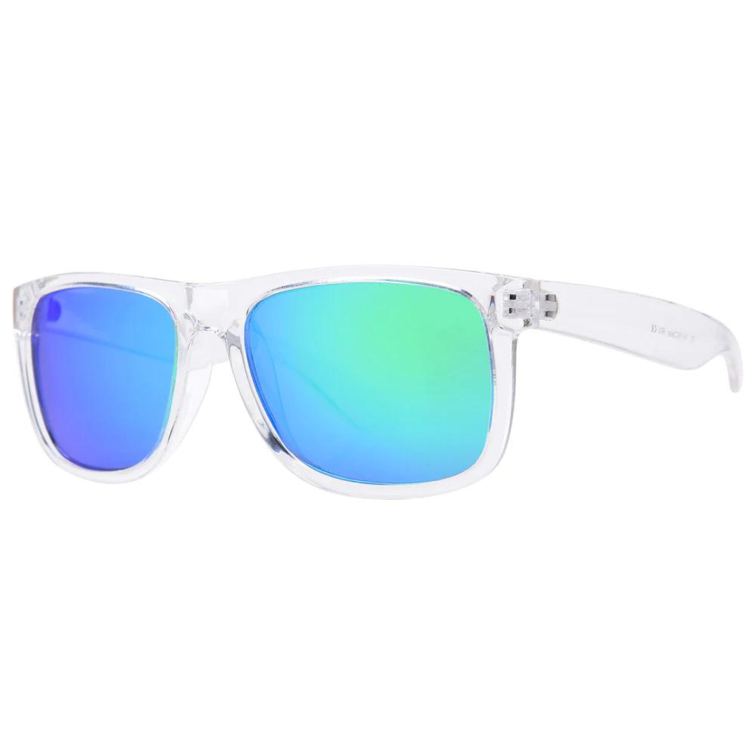 Clear frame sunglasses polarized best sale