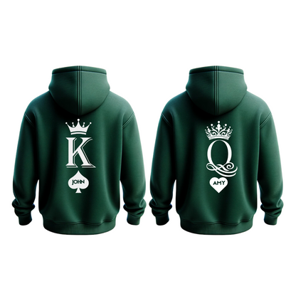 King and Queen Couple Hoodie