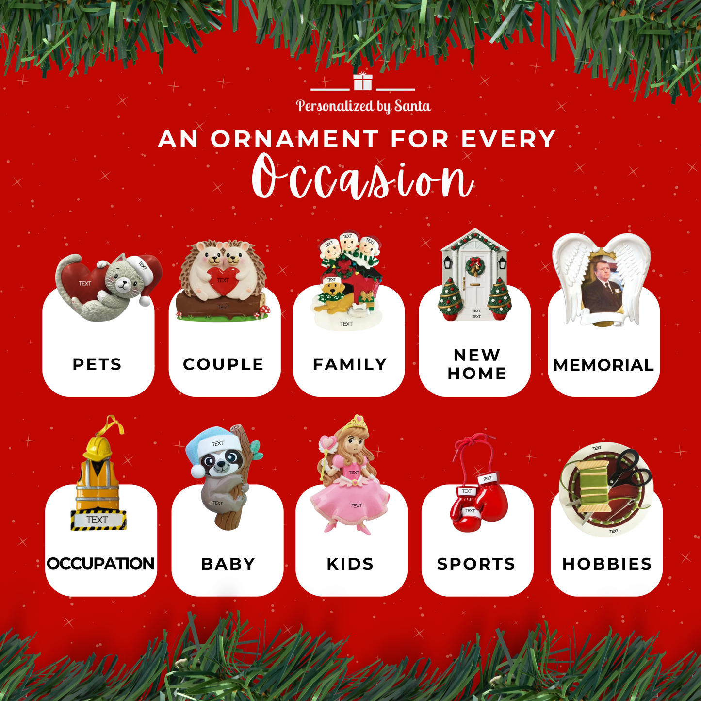 Snowman family - Family of 5 Ornament