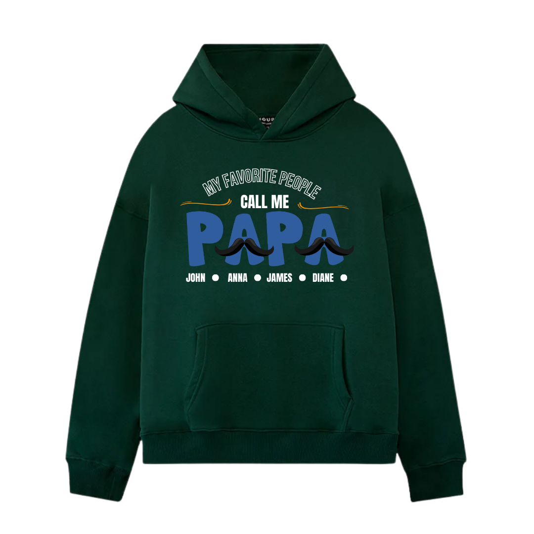 Papa Personalized Hoodie