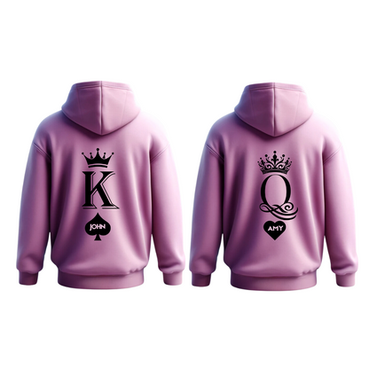 King and Queen Couple Hoodie