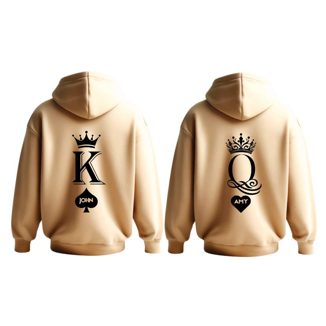 King and Queen Couple Hoodie