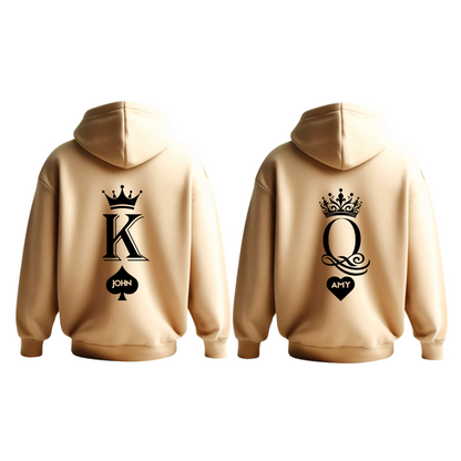 King and Queen Couple Hoodie