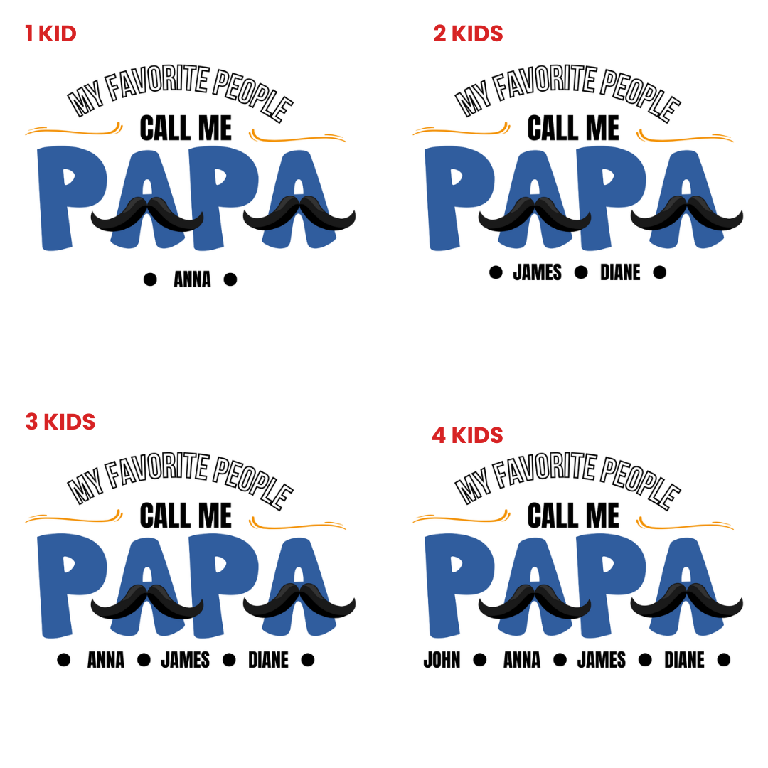 Papa Personalized Hoodie