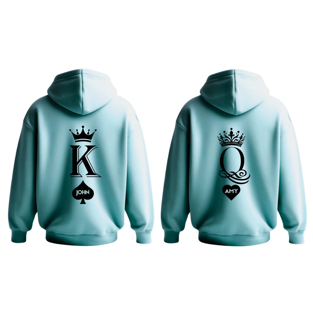 King and Queen Couple Hoodie