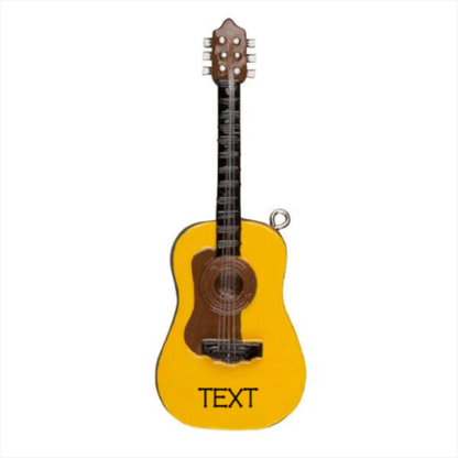 Acoustic Guitar Ornament- Personalized by Santa