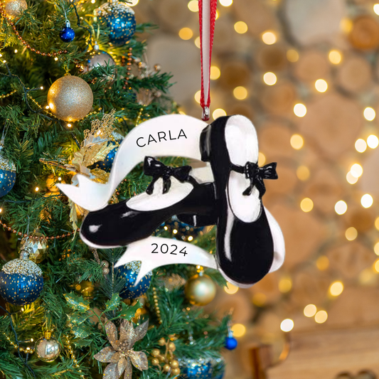 Personalized Dance Shoes Ornament - Custom Holiday Gift