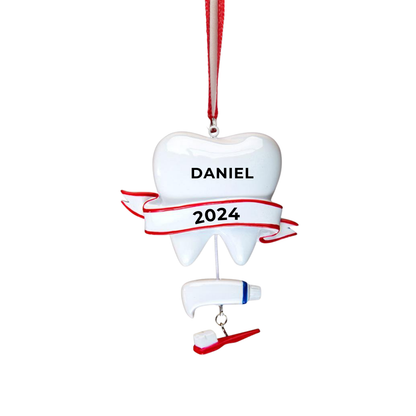 Personalized Dentist Ornament - Custom Holiday Gift