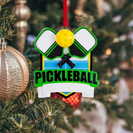 Personalized Elite Pickleball Ornament - Custom Holiday Gift