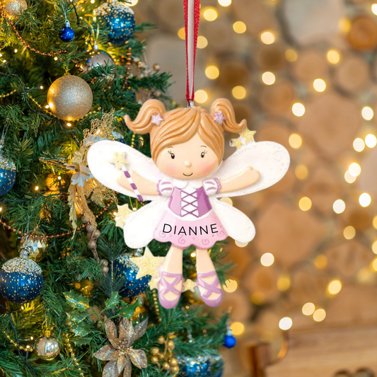 Personalized Fairy Ornament - Custom Holiday Gift