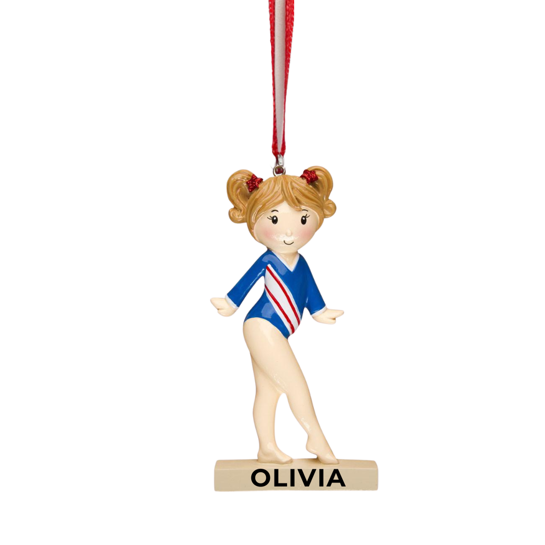 Personalized Gymnast Ornament - Custom Holiday Gift