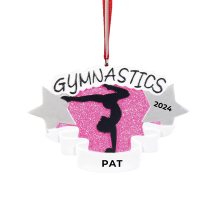 Personalized Gymnastics  Ornament - Custom Holiday Gift