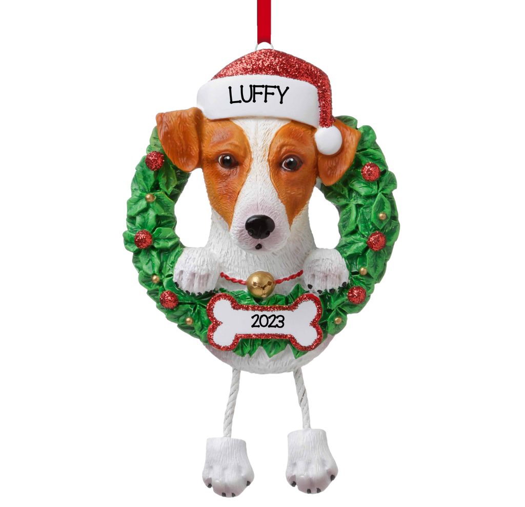 Personalized Jack Russell Ornament - Custom Holiday Gift