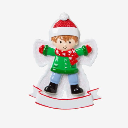 Snow Angel (Girl & Boy) Ornament