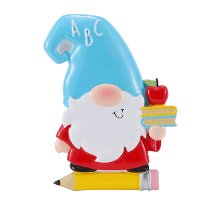 Gnome Teacher Ornament