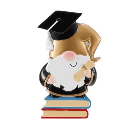 Gnome Graduate Ornament