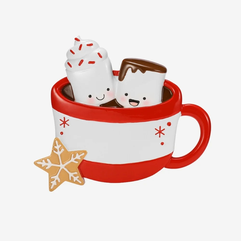 New Hot Cocoa Family of 2 Ornament