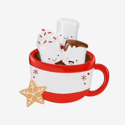 New Hot Cocoa Family of 3 Ornament