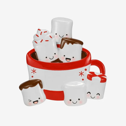 New Hot Cocoa Family of 6 Ornament