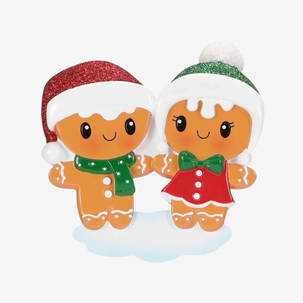 Gingerbread Couple Ornament