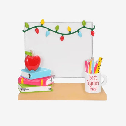 Christmas White Board for Teacher Ornament