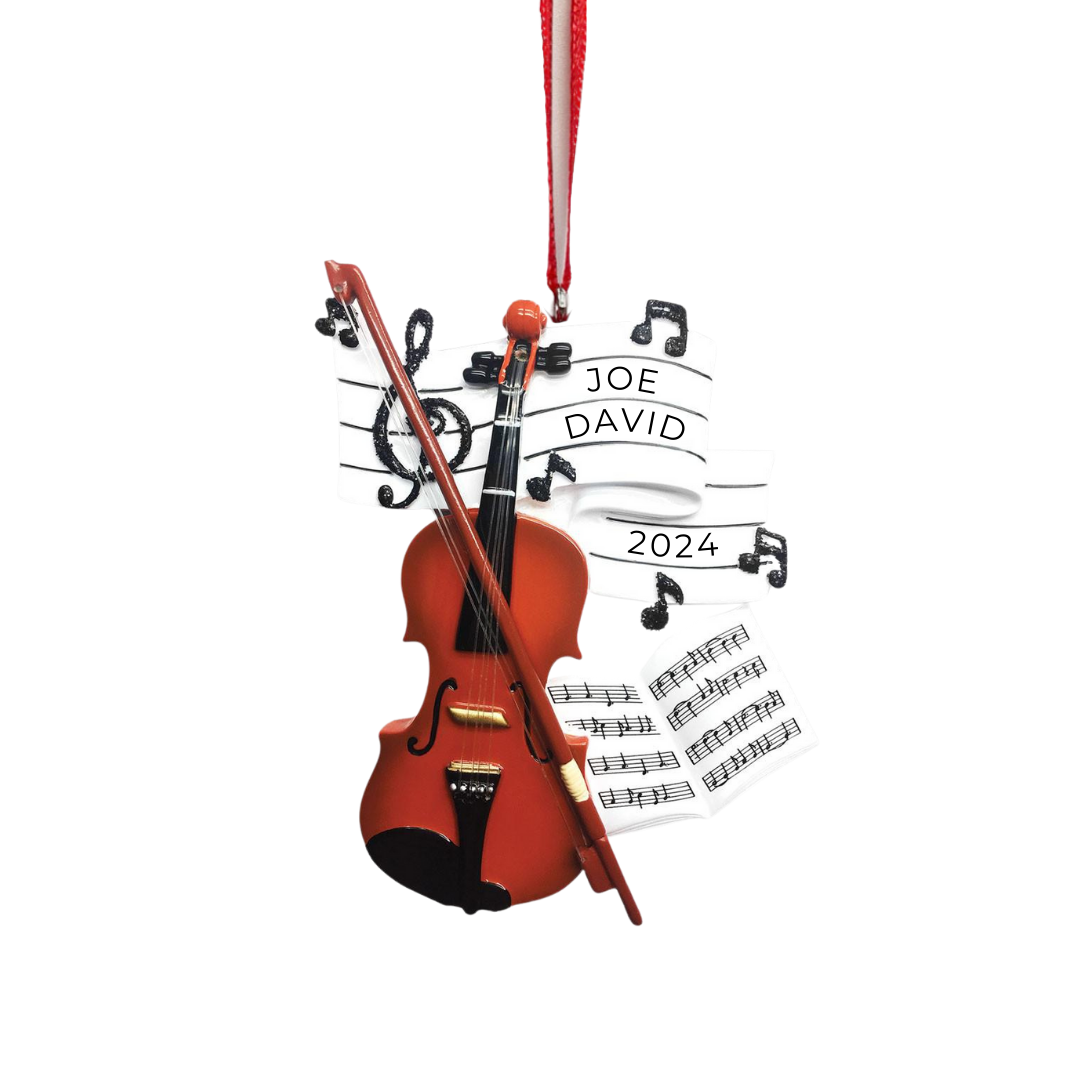 Personalized Orchestra Ornament - Custom Holiday Gift