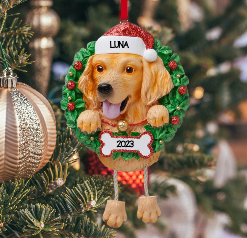 Golden Retriever Dog Ornament