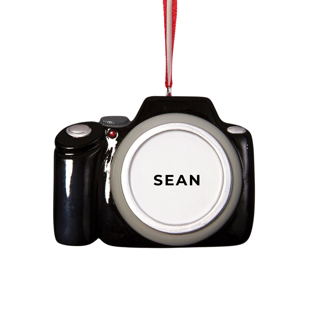 Personalized Photographer Ornament - Custom Holiday Gift