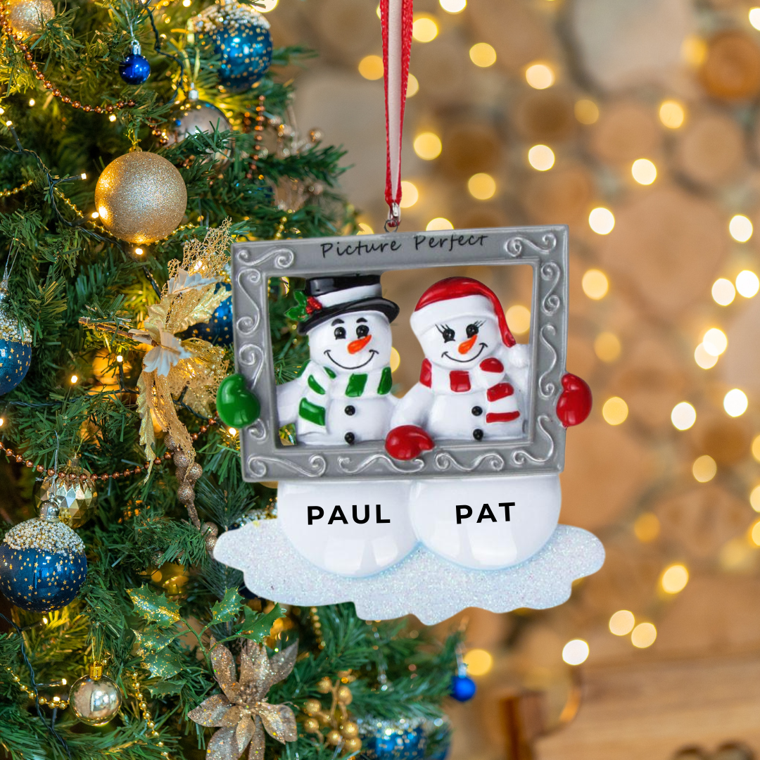 Personalized Picture Perfect Ornament - Custom Holiday Gift