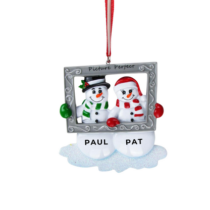 Personalized Picture Perfect Ornament - Custom Holiday Gift