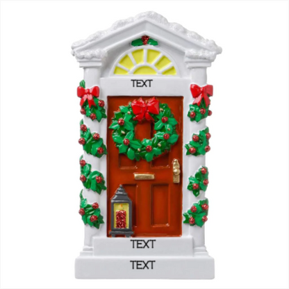 Red Christmas Door Ornament