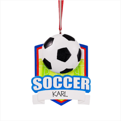 Elite Soccer Ornament