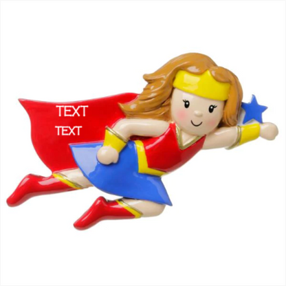 Super Hero Girl Ornament