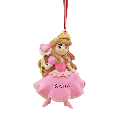 Personalized Swan Princess Ornament - Custom Holiday Gift