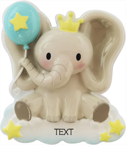 Baby Elephant Ornament