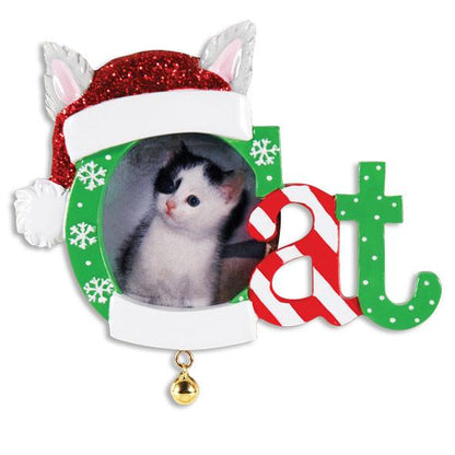 Cat Frame Ornament - Personalized by Santa - Canada