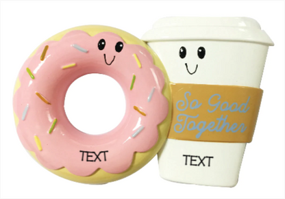 Coffee & Donut Ornament