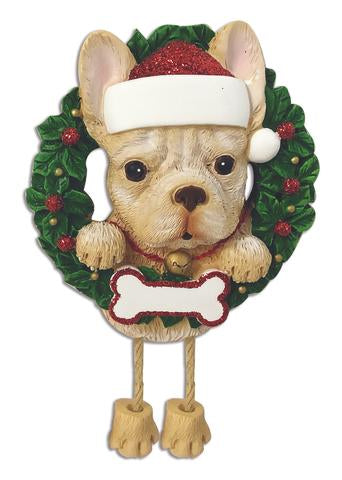 FRENCH Bulldog Dog Ornament - Personalized by Santa - Canada