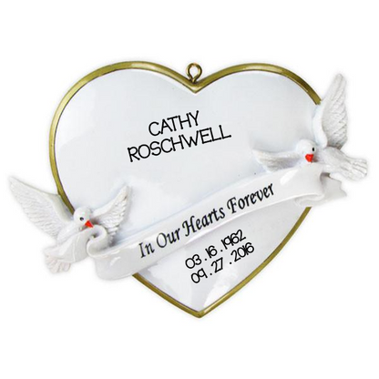 In Our Hearts Forever Ornament - Personalized by Santa - Canada