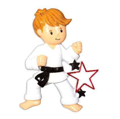 Karate Boy Ornament - Personalized by Santa - Canada