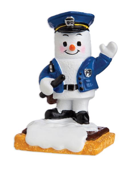 Police Snowman Ornament - Personalized by Santa - Canada