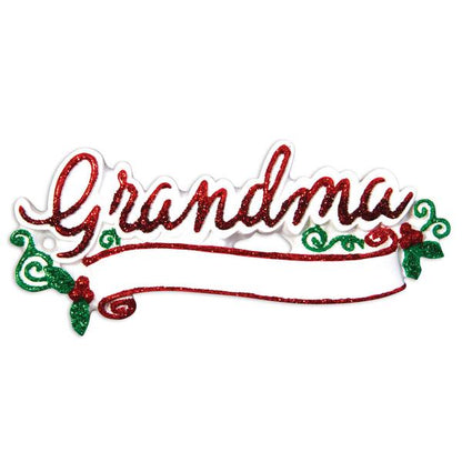 Grandma Ornament - Personalized by Santa - Canada