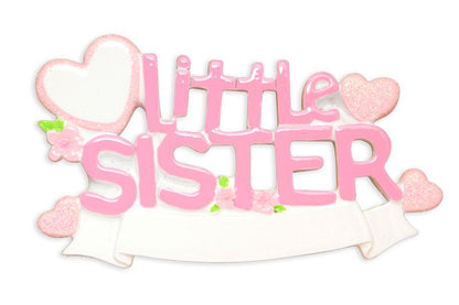 Little Sister Ornament - Personalized by Santa - Canada