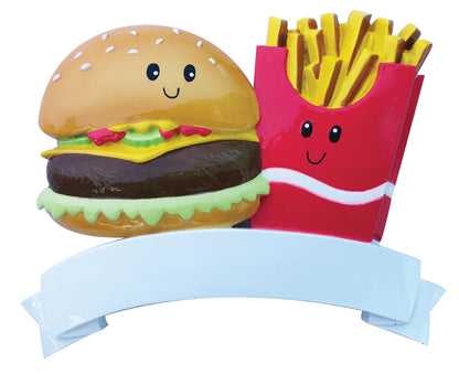 Burger & Fries Ornament