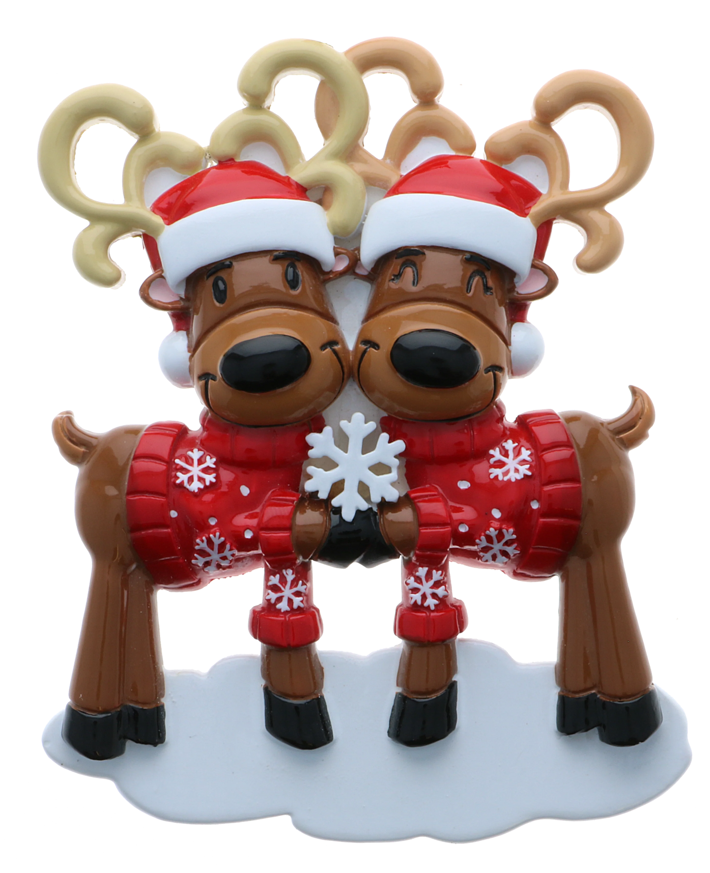 Mr & Mrs Reindeer Couple Ornament