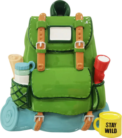 Hiking Backpack "Stay Wild" Ornament